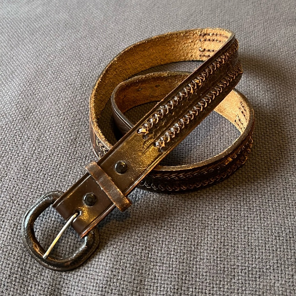 Vintage Leather Belt